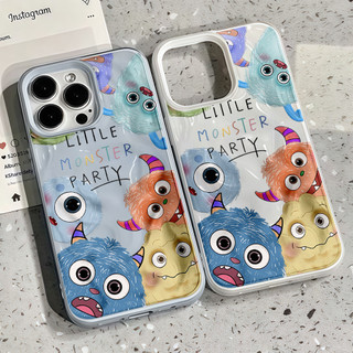 ส่งจากไทย เคสไอโฟน15 ลายการ์ตูน มอนสเตอร์ เคสลายอุกกาบาต For IPhone13 11 12 14PLUS 6/7/8 15 16ProMAX XR XSMAX กันกระแทก