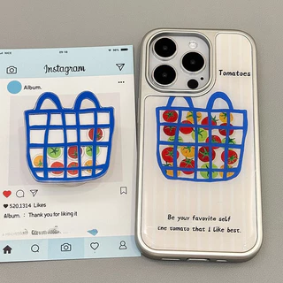 ความรู้สึกขั้นสูง จัดส่งจากประเทศไทย สไตล์อินสตา แมะเขือเทศfor iPhone เคสไอโฟน 13 12 11 PRO MAX 16 15 14 X XS MAX XR 7/8