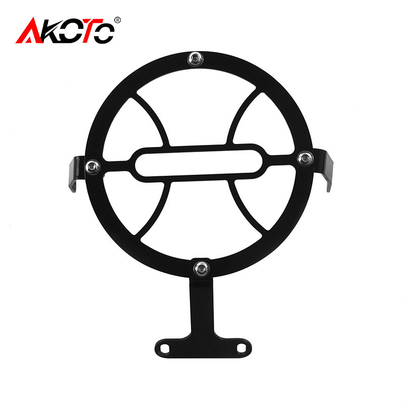 适用于钱江摩托车qj闪300大灯罩闪500S网罩改装配件大灯保护格栅