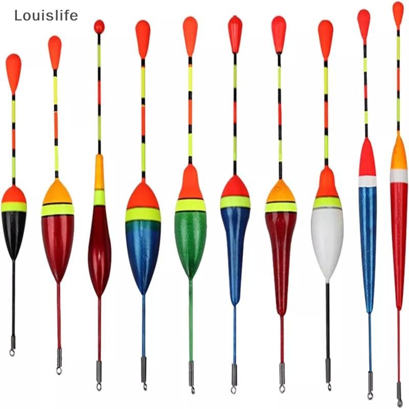 ชุดทุ่นตกปลา 10 ชิ้น/แพ็ค สีผสม ทุ่นลอยน้ําสําหรับตกปลา