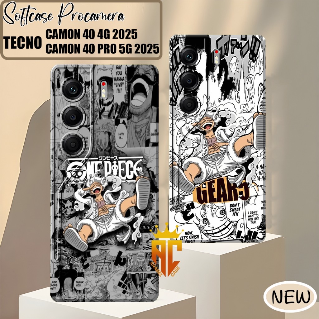 Softcase Tecno Camon 40 4G / ล่าสุด Tecno Camon 40 Pro 4G / 5G 2025 Casing Motif Wallpaper GEAR 5 on