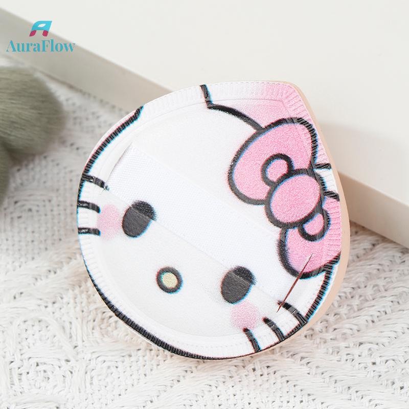Null Sanrio แต่งหน้าฟองน้ําพัฟ Hello Kitty แต่งหน้าคอนซีลเลอร์ Super Soft Elastic Cotton Face Base M