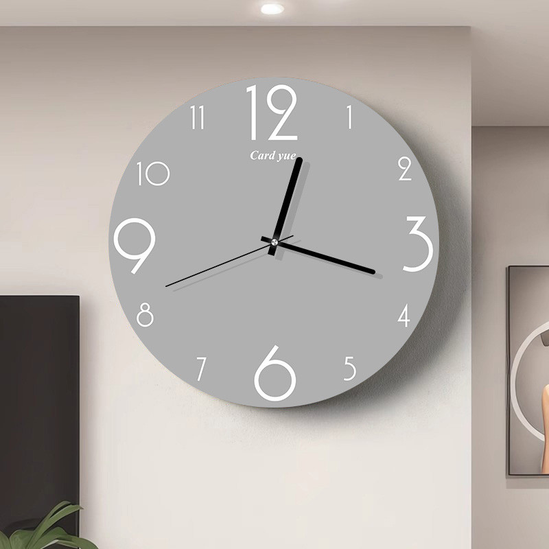 2025 สไตล์ใหม่นาฬิกานาฬิกาแขวนห้องนั่งเล่นในครัวเรือนแฟชั่นแสงหรูหราทันสมัยเรียบง่ายนาฬิกาศิลปะนาฬิกาแขวนผนังการเจาะ-ฟรี - รูปที่ 5