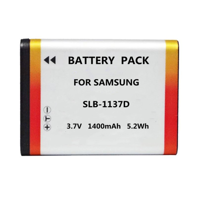 เหมาะสําหรับ Samsung SLB-1137D แบตเตอรี่กล้อง NV11 NV100 NV30 NV40 I80 I85 NV103