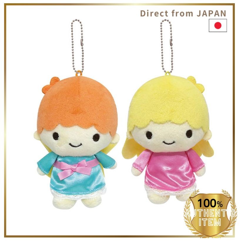 เคย์คัมพานี ซานริโอ วินเทจเรโทร พวงกุญแจลูกโซ่คู่ มาสคอต ลิตเติ้ลทวินสตาร์ SAV-PBM-TS