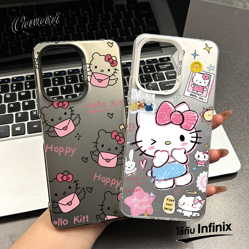 เคสโทรศัพท์ Infinix Smart 8 7 6 8Plus Spark GO 2024 20 20C 20Pro Hot 30i 40i 40 20 Play Camon 20 Note 40 Pro ชุดกิตตี้ฉล