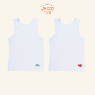 De bon เสื้อกล้ามเด็กลายไดโนเสาร์เด็กผู้ชายแพค2ตัว เริ่มอายุ…