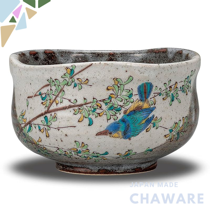 【made in japan】
Kuwata's Stylish Matcha Bowl - Elegant Kurasawa Kutani Porcelain Teacup, High-Qualit