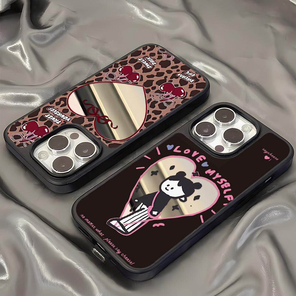 🔥เคสโทรศัพท์แอปเปิ้ล🔥กระจกแม่เหล็กโลหะ เคส For iPhone 11 ไอโฟน 16 15 14 13 12 Pro Max Mirror ปลอกกัน ลอกแข็งกันกระแทก