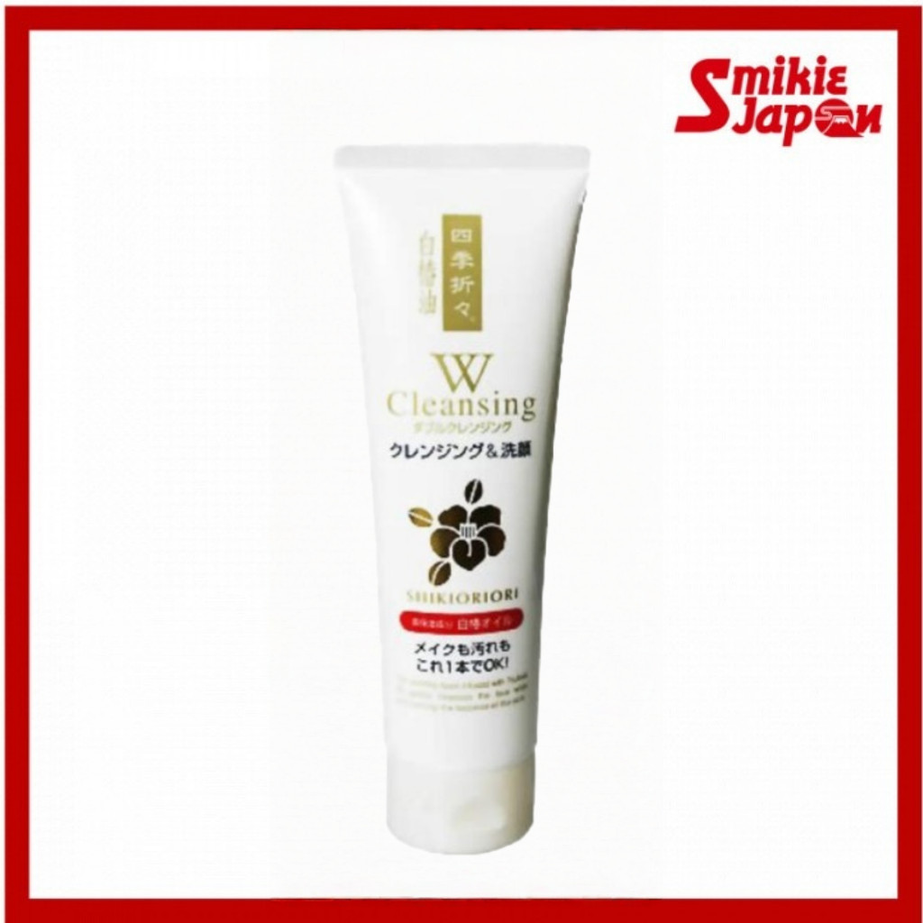ครีมทำความสะอาดผิวหน้า Kumano Yushi Shikioriori White Camelia Oil Double Cleansing Face Wash (190G)