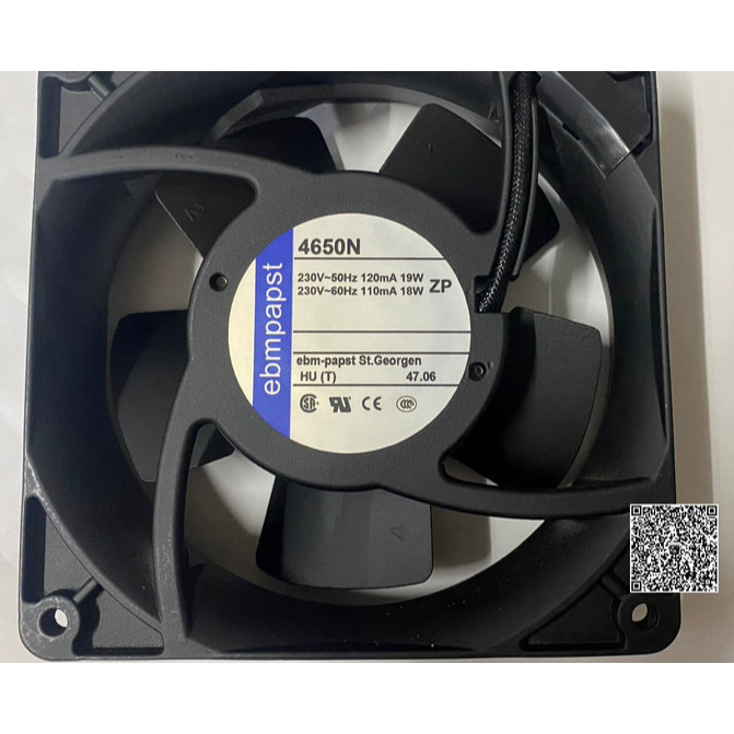 พัดลมเยอรมัน 4606N 4650N 4600N 4606N 4656Z 13 ซม.พัดลมระบายความร้อน