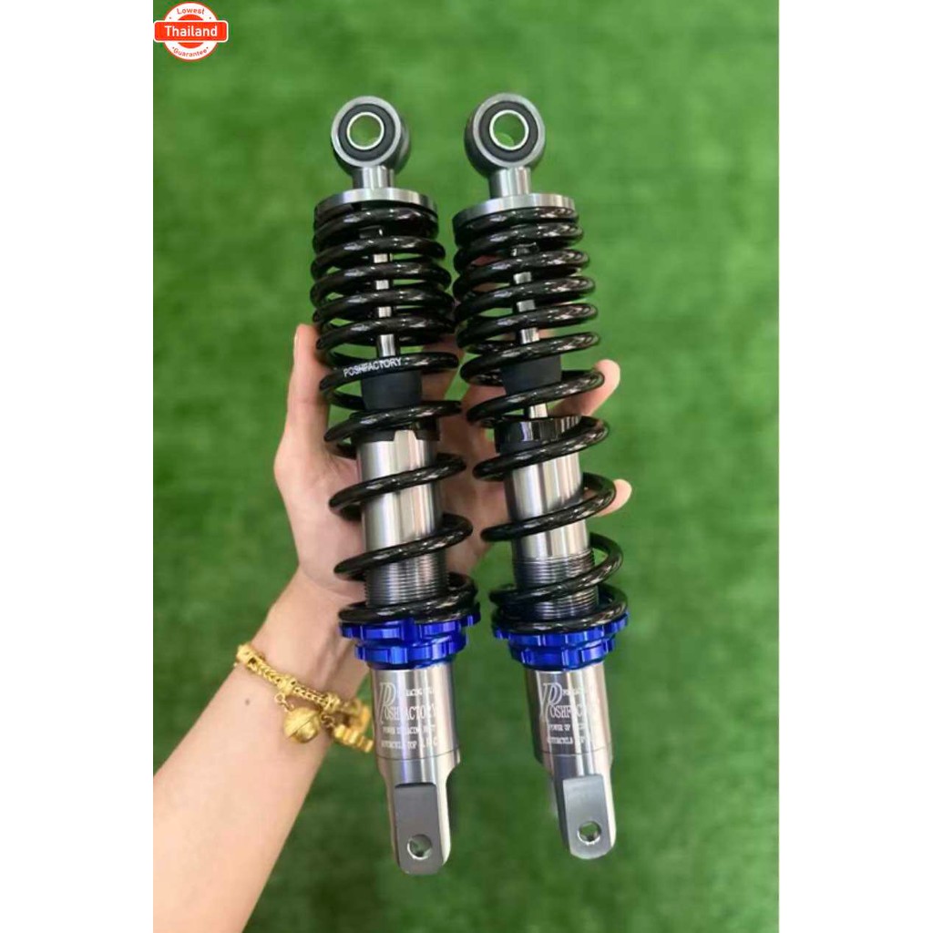 โช๊คพอส PCX /Nouvo นูโว ยาว280 MM.โช๊คหลังแต่ง POSH งานเทียแท้ ตรงรุ่นใส่ได้เลย
