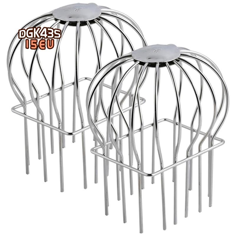 Gutter Guard,2 ชิ้นหัวกลม Gutter Filter Downspout Guard แม้ Hollow เปลี่ยน Gutter Cover สําหรับใบ