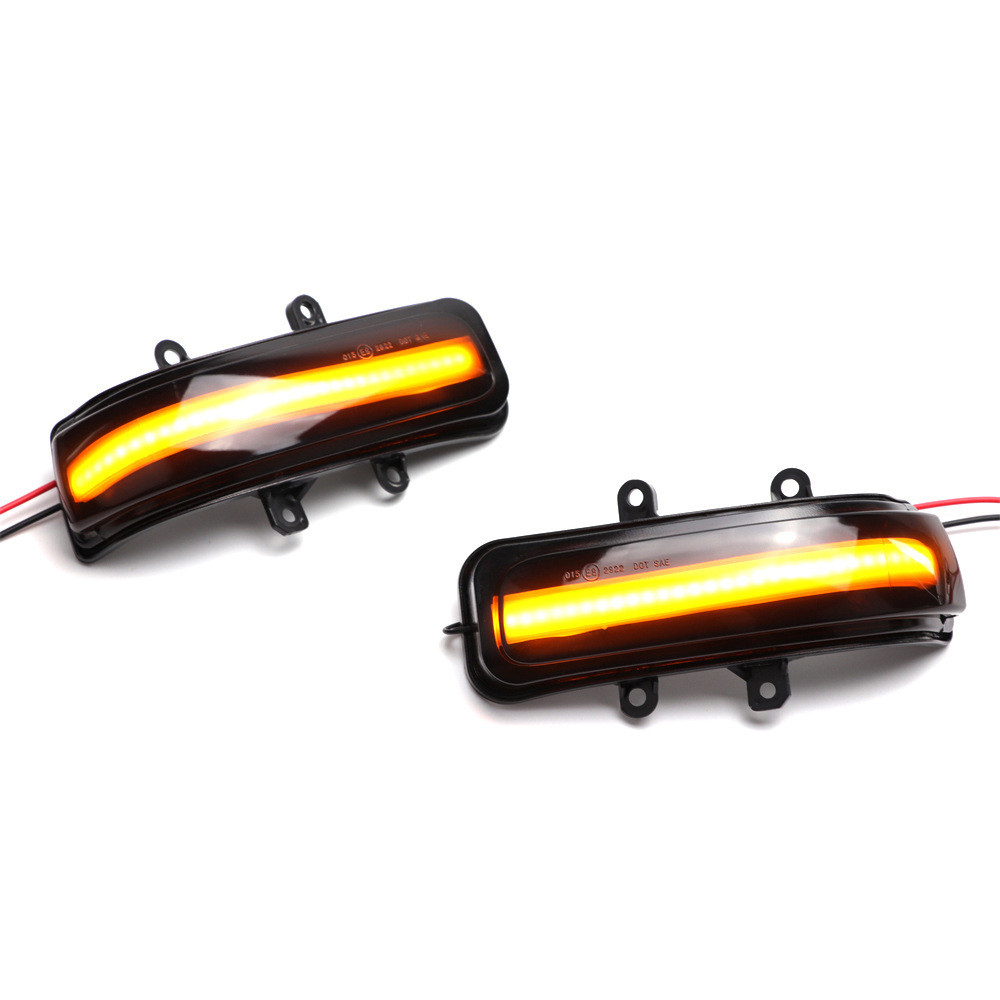 适用于丰田 RAV4 汉兰达4Runner汽车后视镜信号转向灯 动态流水灯