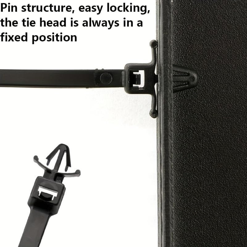 ประเภทพิน หัวเครื่องบิน เคเบิ้ลไทร์ รถ สายรัดไนลอน ยึดแผ่นฐาน - รูปที่ 5