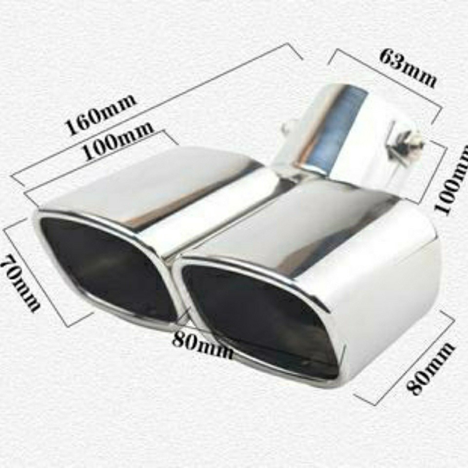 Pentium B50 B70 B90 Langdong รถหางคอท่อไอเสียสากลคอหางหนึ่งออกสองคอหางสากล CKCD