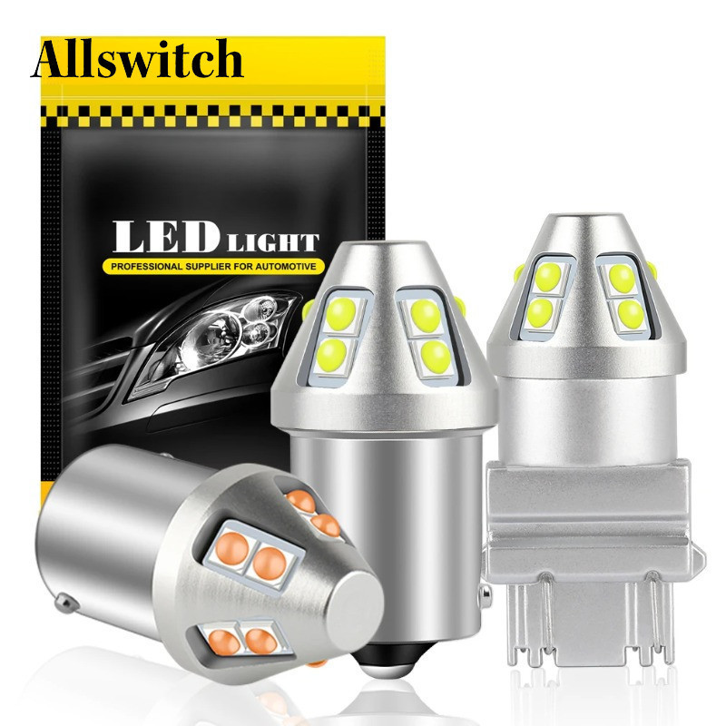 T20 Led 7440 7443 T25 3157 หลอดไฟ W21W W21/5W WY21W P27 7W Led 3030 ชิป BA15S P21W BA15D P21/5W BAU1