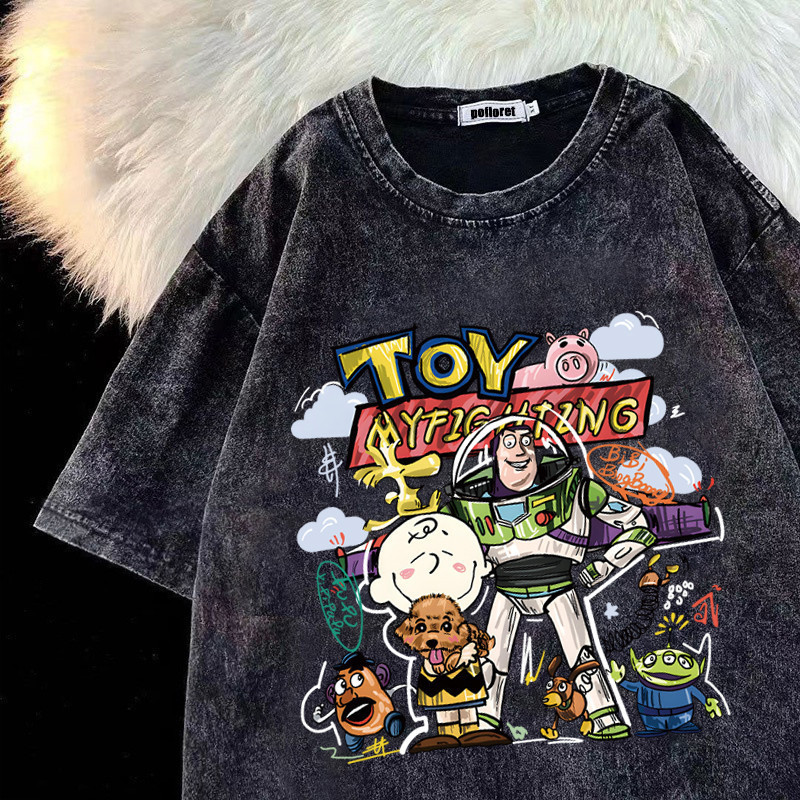🔥พร้อมส่ง&เก็บเงินปลายทาง🔥RINA STUDIO เสื้อยืดโอเวอร์ไซส์ เสื้อยืดเกาหลี ผ้าฝ้าย 100% เสื้อยืด