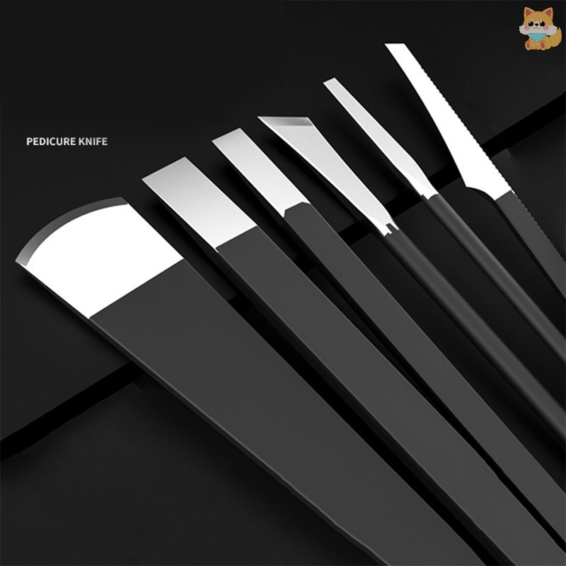 [VI] เครื่องมือทําเล็บ Toe Nail Scraper Feet Pedicure Kit Dead Skin Remover Files TH