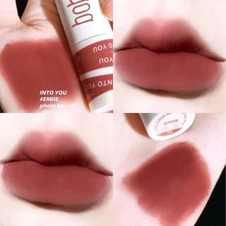 Bobeini ลิปสติก ลิปโคลน ลิปกลอส ใช้ได้ทั้งปากและแก้ม ติดทนยาวนาน แบบกันน้ำ 3 สีจางหาย ลิปไลน์ น้ํา เบา ลิปหัวแปรงใหญ่