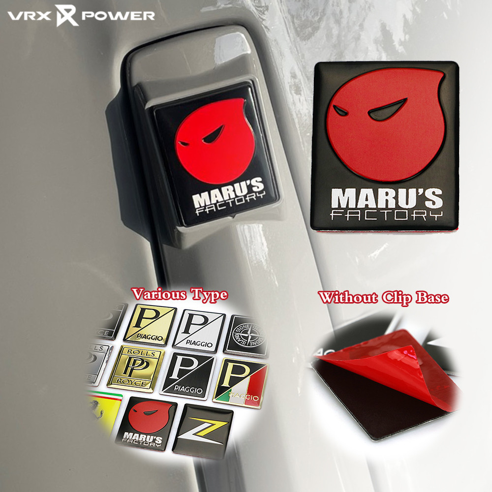 สกู๊ตเตอร์สัญลักษณ์ Decal Badge แผ่นสติกเกอร์ไม่มีคลิปฐาน Universal สําหรับ Vespa Sprint Primavera S150 S125 LX GTS GTV300