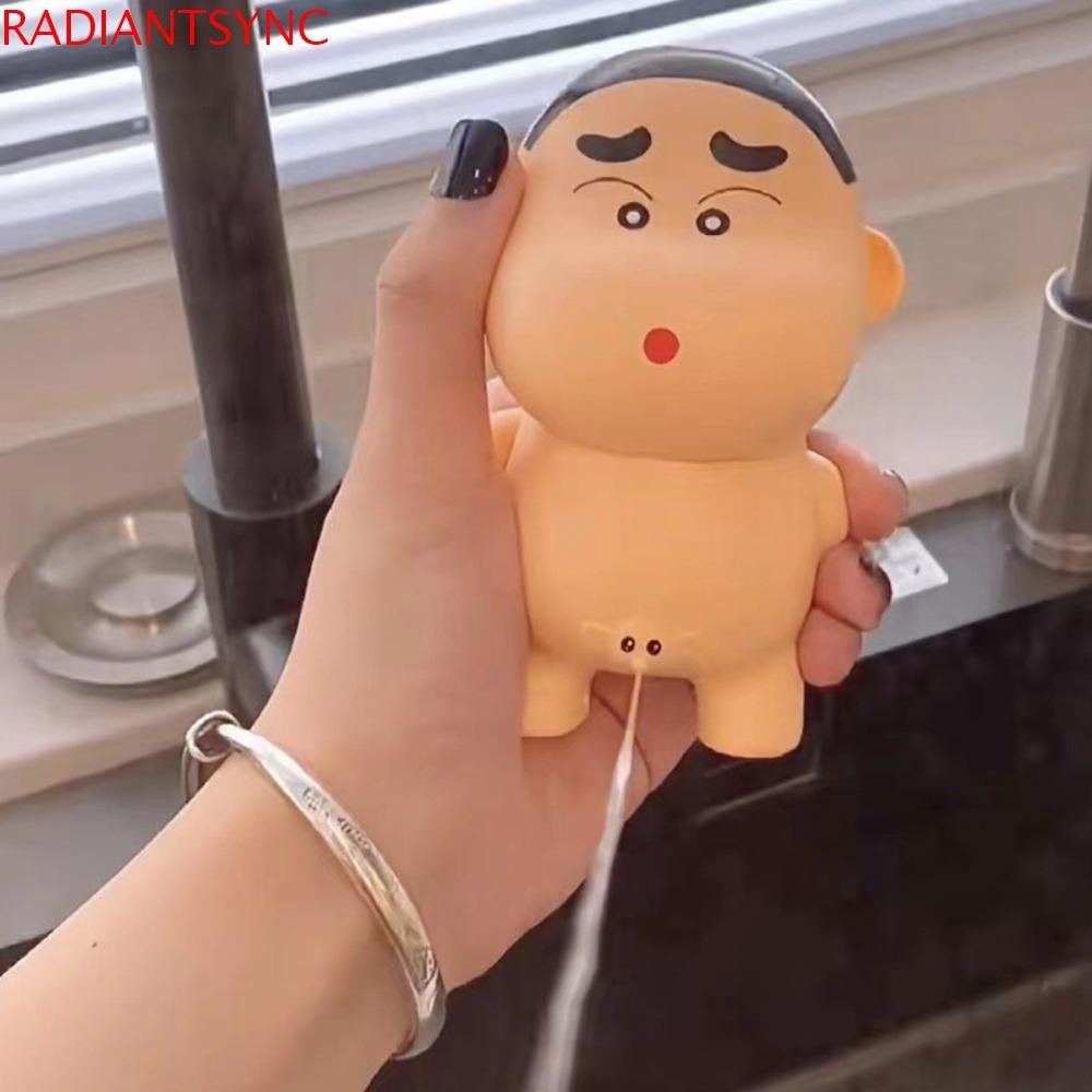 Radiantsync Shin-chan Baby Bath Toys, Crayon Shin-chan Spray Water Shin-chan Shower Toy, Water Play Toys ตลกการ์ตูนอะนิเมะว่ายน้ําของเล่นน้ําเด็ก