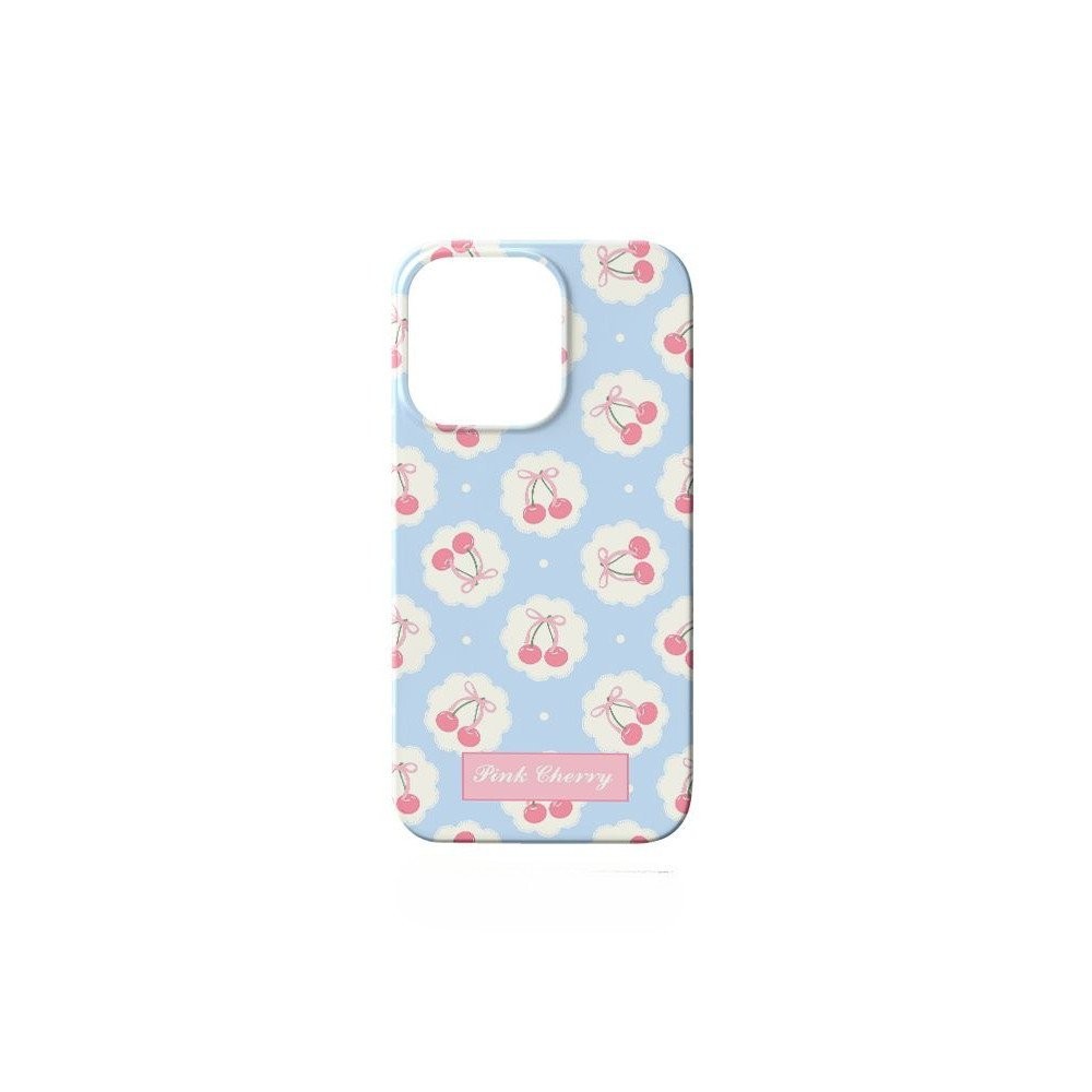 เคสโทรศัพท์มือถือสไตล์เกาหลีแต่งโบว์แต่งลายศิลปะเคสโทรศัพท์มือถือแอปเปิ้ลเชอร์รี่ขนาดเล็กสำหรับ iPhone 15 14 PRO MAX 13 12 Pro เคสซิลิโคน MAX 7 plus XS 8 PLUS XR 11 Pro 12 14 PLUS กันฝุ่นและกันกระแทก83gg