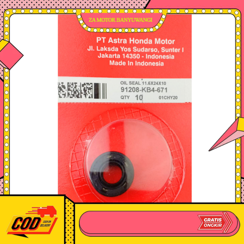 ซีลคันเกียร์ - Grand Supra X Gear Shift Seal KB4 KD287 91208-KB4-671 ชิ้นส่วนรถจักรยานยนต์