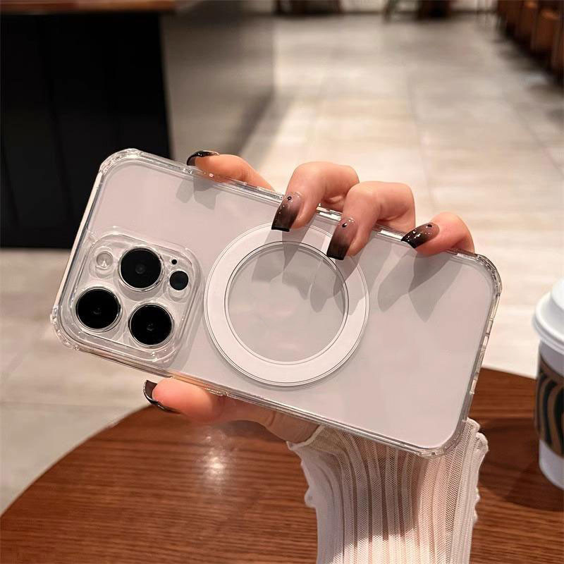 เคสสําหรับ vivo y91 y95 y85 v9 v11i สี่มุม anti drop แม่เหล็กดูดฟังก์ชั่นโทรศัพท์ soft case กันน้ําและกันกระแทก - รูปที่ 2