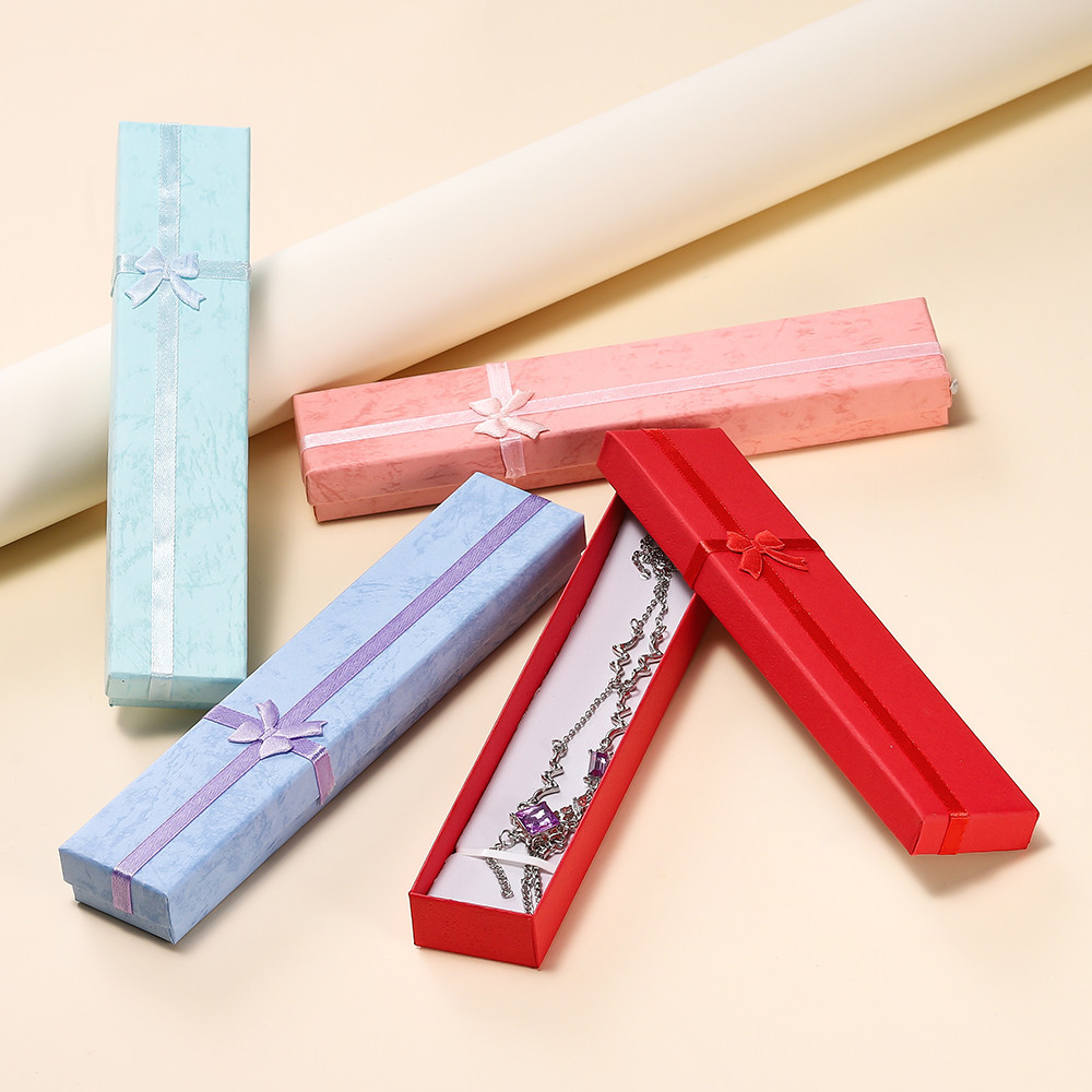 St. kunkka Lover ของขวัญวันเกิดกล่องสร้อยคอกล่องสร้อยข้อมือสีสันสดใสกล่องเครื่องประดับพร้อมโบว์สําหรับเพื่อนคู่หูของขวัญ