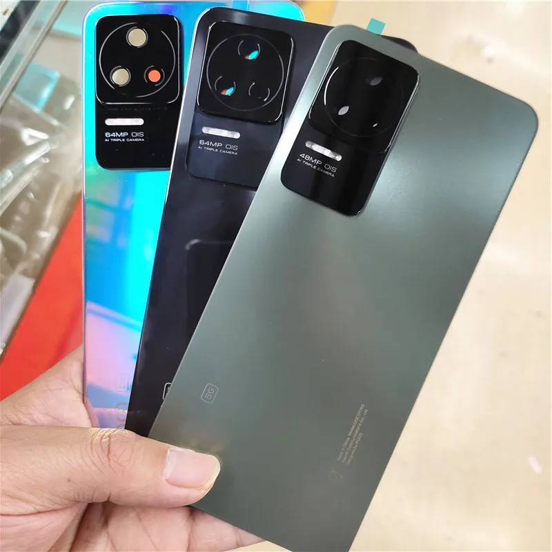 ฝาครอบด้านหลังกระจกเดิมสําหรับ Xiaomi Poco F4 22021211รจ, 22021211Ri ฝาหลังเปลี่ยนแบตเตอรี่แบบแข็ง