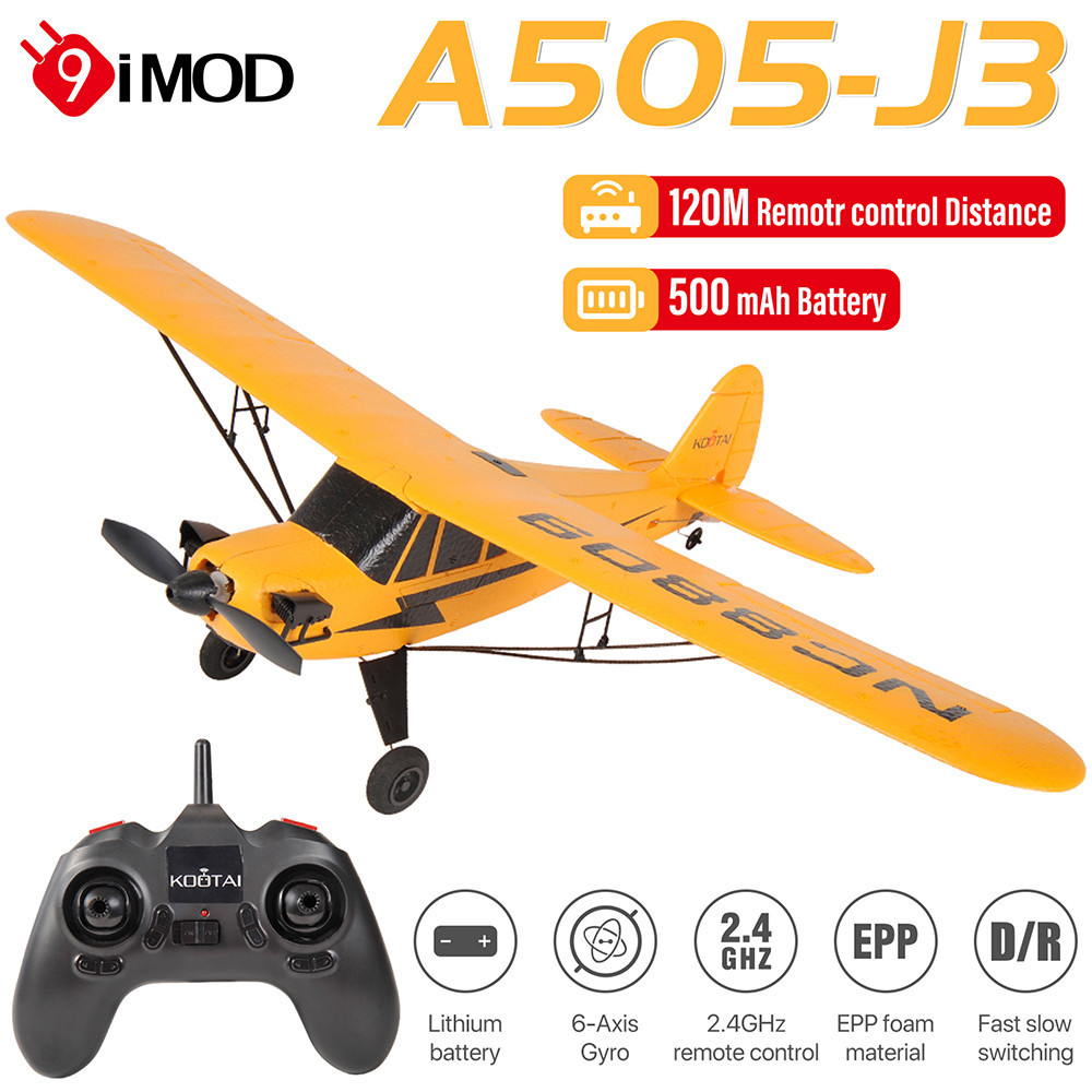 9imod A505 J3 RC เครื่องบิน EPP 3D/6G 3CH 2.4G ปีกคงที่เครื่องบินสําหรับผู้เริ่มต้นเด็กของขวัญ