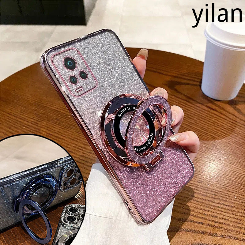 เคส vivo V20 vivo V20 PRO แหวนแม่เหล็กยึดปลอก  เคสโทรศัพท์ขาตั้งพับพร้อมเลนส์ป้องกันการตกครอบคลุมเต็มรูปแบบ เคสโทรศัพท์ vivo V20 vivo V20 PRO