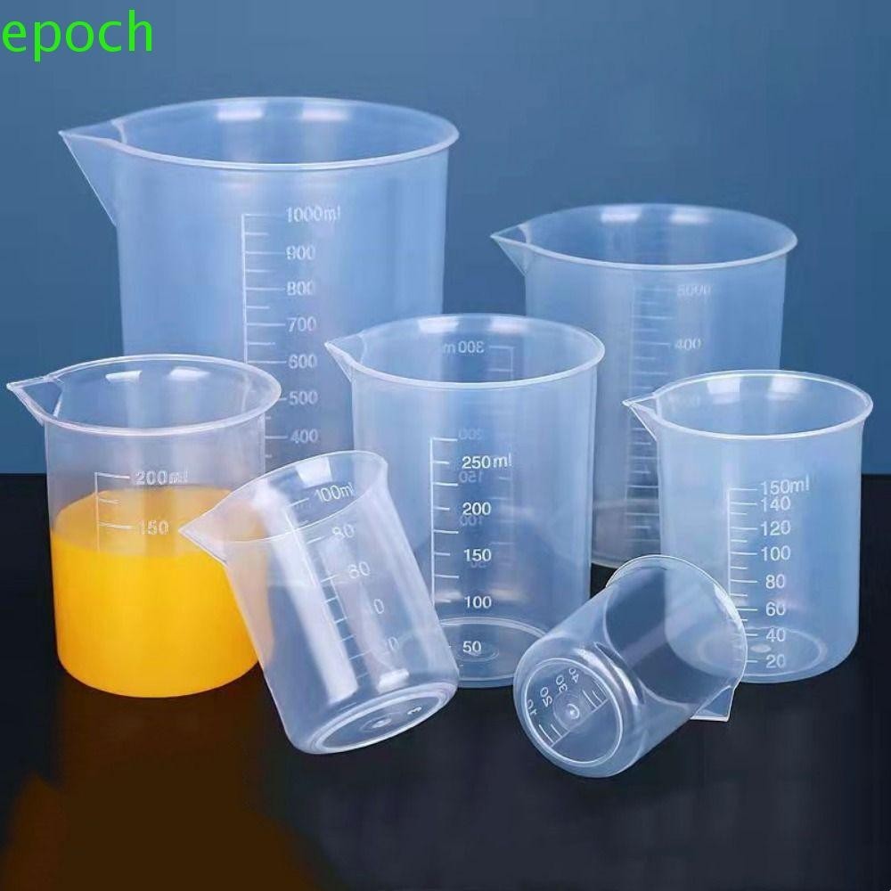 Epoch บีกเกอร์ 50/100/150/200/250/500/1000ML อเนกประสงค์พร้อมสเกลโปร่งใสหนา Stackable ถ้วยตวง