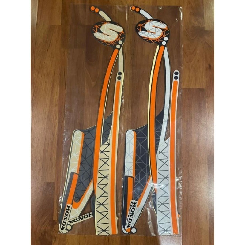 [ DELLER MOTOR ] HONDA SCOOPY FASHION MOTORCYCLE BODY LIST STICKER 2023 BODY LES LIST POLET STRIPING