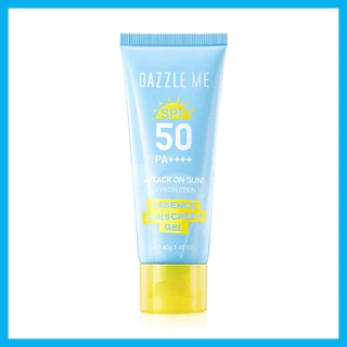 Dazzle Me Attack On Sun UV Protection Essence Sunscreen Gel 40g แดซเซิล มี แอทแทค ออน ซัน ซันสกิน เจล.