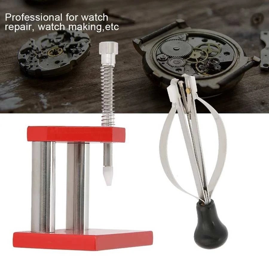 เครื่องมือนาฬิกา Hands Remover Plunger Puller โลหะผสมเหล็ก Fitter เปิดมือชุดนาฬิกาซ่อมเครื่องมือสําหรับช่างซ่อมนาฬิกานาฬิกามือถอดเครื่องมือ