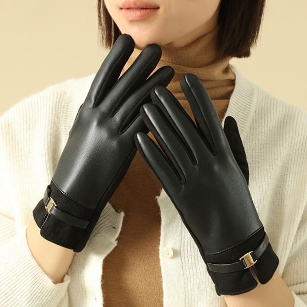 ฟอง ถุงมือฤดูหนาว,ถุงมือหน้าจอสัมผัสกันน้ําที่อบอุ่น, 2024 เต็มนิ้วหน้าจอสัมผัสถุงมือเล่นสกีผู้หญิงผู้ชาย - รูปที่ 6