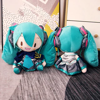 Kawaii H atsune Miku ยัดไส้ของเล่น ตุ๊กตาหมอนตกแต่งบ้านวันเกิดของขวัญคริสต์มาส Miku ของเล่นตุ๊กตา H atsune Miku ตุ๊กตา
