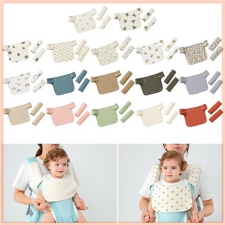 Cc Cotton Pad น้ําลายผ้าเช็ดตัวเด็กเอวสตูล Drool Bib มัลติฟั…