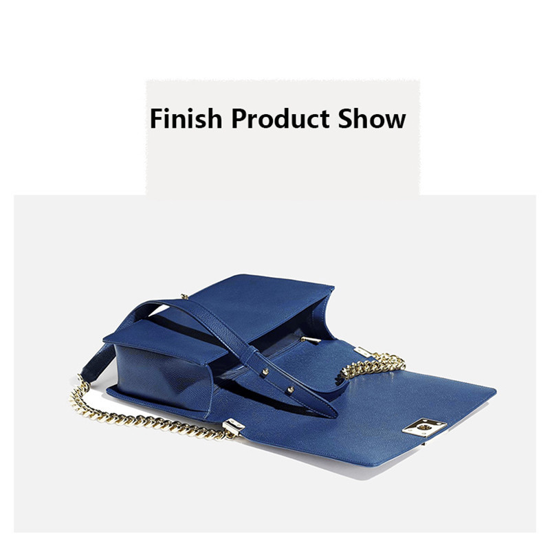 Wuta 2 ตารางฟุตภาษาฝรั่งเศสคํานําเข้าคลาสสิก Blue Caviar รูปแบบ First Layer Cowhide หนัง DIY Craft กระเป๋ากระเป๋าสตางค์วัสดุ — صورة 6
