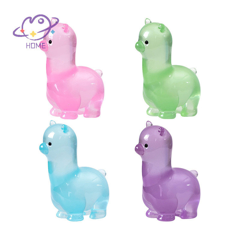 [mayhome] เครื่องประดับ Alpaca เรืองแสง ตุ๊กตา Alpaca เรืองแสงสีสันสดใส เครื่องประดับรูป Alpaca {TH}