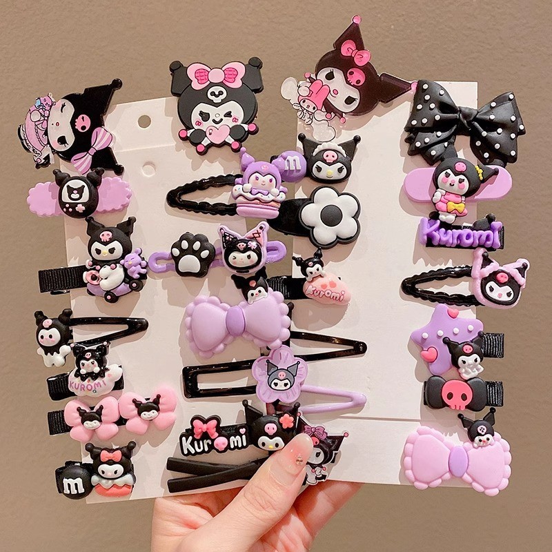 14 ชิ้นเด็กเด็ก Ins น่ารักการ์ตูน Hairpin BB กิ๊บติดผม Headwear เครื่องประดับผม