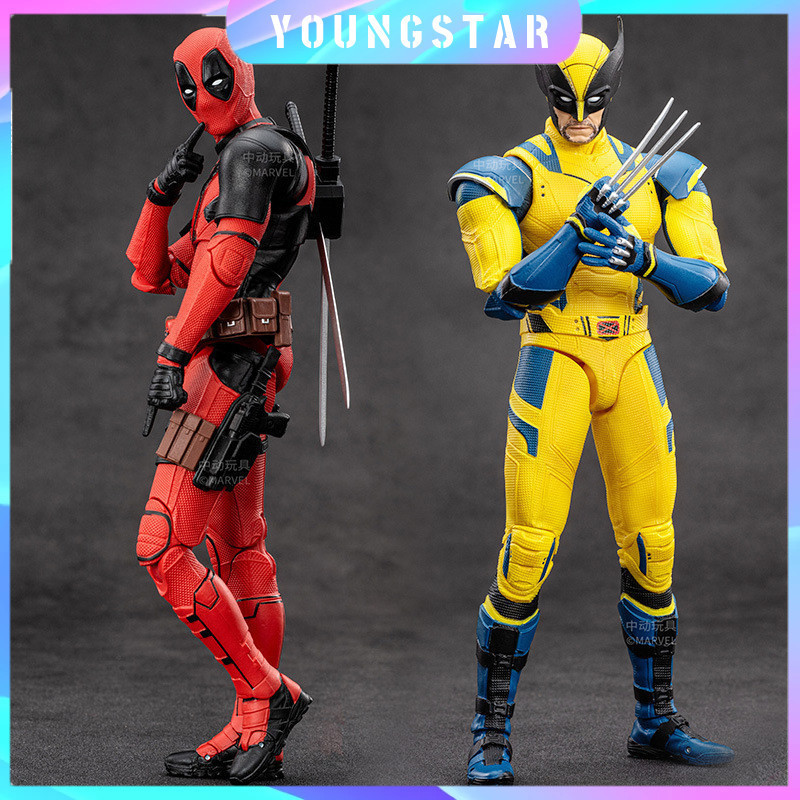 Marvel Movie Deadpool & Wolverine ของเล่นโมเดลเคลื่อนย้ายได้
