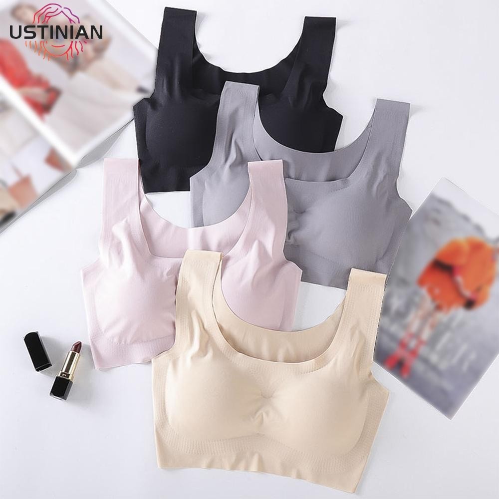 [UTIA]Wireless Yoga Bra Bralette Crop Top Comfortable Seamless and Supportive