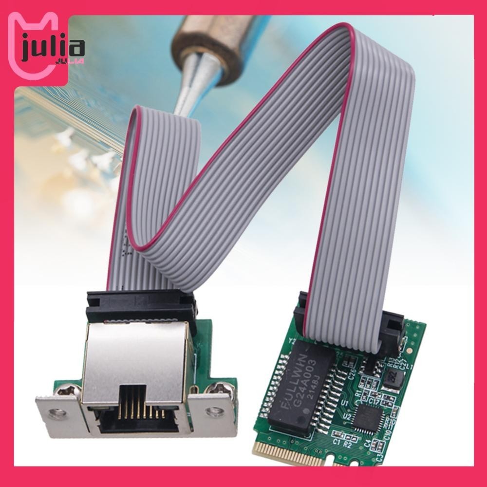 [Julia1.th] การ์ดเครือข่าย M.2 10/100/1000Mbps M.2 A+E To Gigabit Ethernet Card สําหรับเดสก์ท็อปพีซี