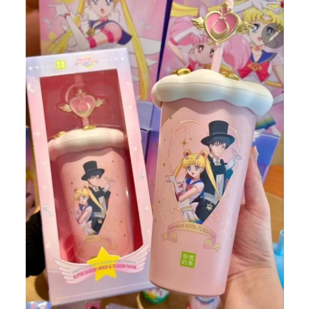 พร้อมส่งจากไทย!!! แก้วน้ำเซเลอร์มูน แก้ว Sailor Moon แก้วเปลี่ยนสี แก้วเก็บความเย็น งานน่ารักมากงานลิขสิทธิ์แท้!