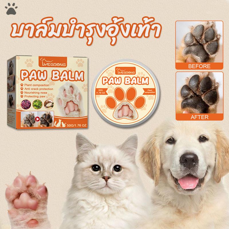 Paw Care บาล์มบำรุงอุ้งเท้าสัตว์เลี้ยง บาล์มสำหรับสัตว์เลี้ยง ทาบริเวณที่แห้งกร้านให้ผิวนุ่ม บำรุงอุ้งเท้า