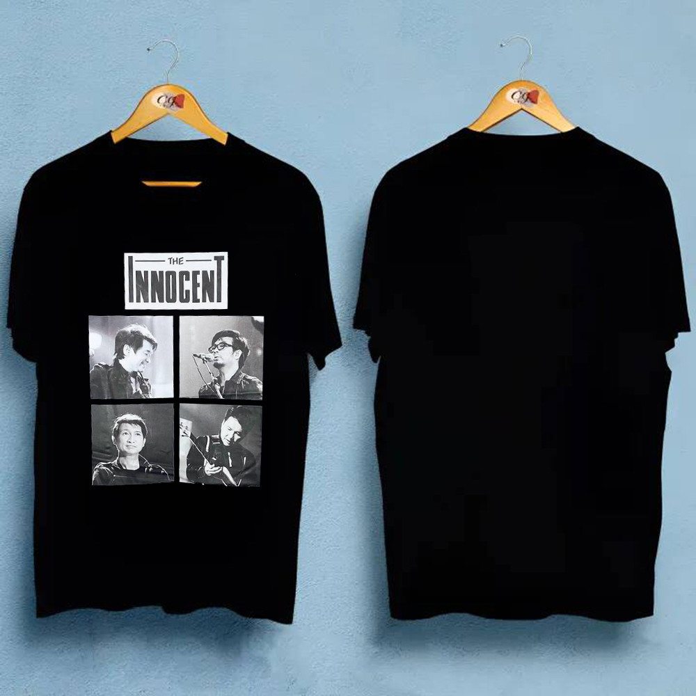 The Innocent “ เสื้อจากงาน ( THE INNOCENT CONCERT 40 ปี ของพี่กับน้อง ) เสื้อยืดคอกลมแขนสั้น เสื้อยืดวงดนตรีชายหญิง2024