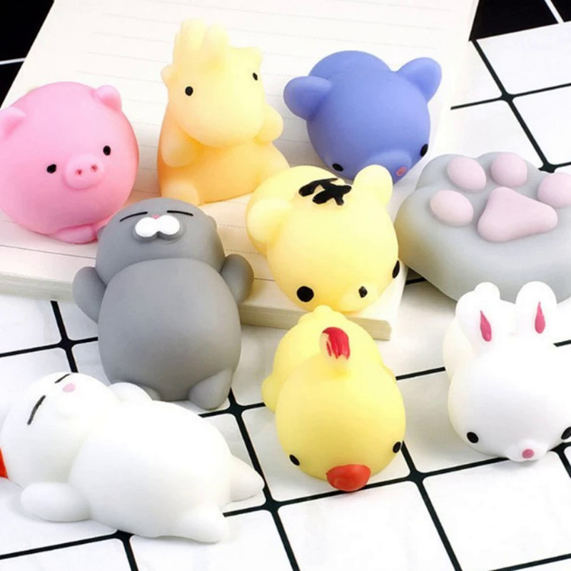 Squishy Animal Antistress Toys Slimy Squeeze Toys Cute Antistress Ball Abreact Soft Sticky Stress Re